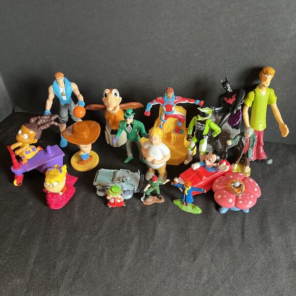 Vintage 1990’s McDonalds Burger King Figures Fast Food Toys Lot of 18 Some Misc. - Picture 2 of 16